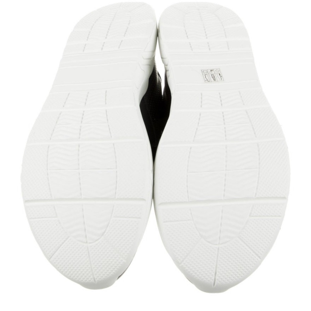 Roberto Cavalli Leather Mesh Accents Sneakers